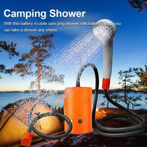  outdoors portable shower,USB rechargeable shower head, water pump, sport nozzle, travel, Caravan, car, washer high King 