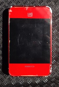 Wi-Fi WALKER WiMAX 2+ HWD15 RED 中古品