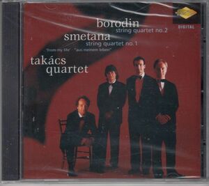 [CD/Artek]スメタナ:弦楽四重奏曲第1番&ボロディン:弦楽四重奏曲第2番/タカーチ始終相談