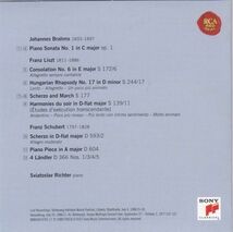 [CD/Sony]ブラームス:ピアノ・ソナタ第1番他/S.リヒテル(p) 1988.7.10他_画像2