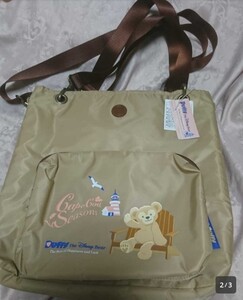 新品未使用 ダッフィー 初期 ケープコッドシーズンズナイロントート ショルダー東京ディズニーシー TDS トートバッグ