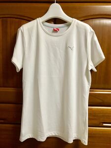 新品未使用 レディース PUMA プーマ 半袖Tシャツ 白T トップス トレーニングウェア 運動 スポーツウェア ユニセックス 夏