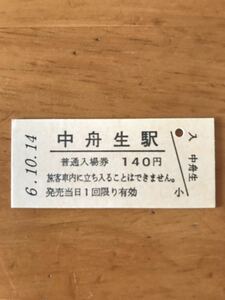 JR東日本 水郡線 中舟生駅（平成6年）