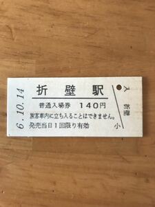 JR東日本 大船渡線 折壁駅（平成6年）