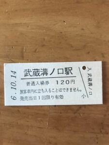 JR東日本 南武線 武藏溝ノ口駅（平成6年）