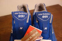 新品未使用 New Balance M991 BLW 26cm UK ENGLAND 青 576 990 992 993 995 996 997 998 1300 1400 1500 USA GNB AFL GMC BHR NNN SE GWR_画像6