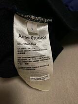 ★Acne Studios ショートパンツ S 美品 アクネ ネイビー×ブラック_画像5
