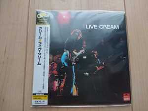 ★クリーム Cream ★ライヴ・クリーム Live Cream ★紙ジャケット仕様CD ★国内盤 ★帯付き ★未開封