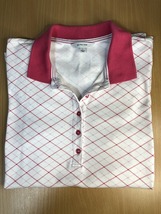 ユニクロ　ピンク色系柄　ポロシャツ　GOLF　ゴルフ_画像6