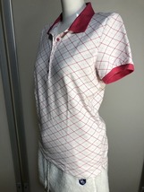ユニクロ　ピンク色系柄　ポロシャツ　GOLF　ゴルフ_画像2