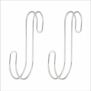 [ new goods ] MUJI Muji Ryohin stainless steel width blur . difficult S character hook * large 2 piece insertion * approximately 7cm×1.5×14cm //65/