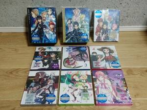 未開封+完全生産限定版+難あり　ANIPLEX　BD　SWORD ART ONLINE　全9巻　アニプレックス　ソードアート・オンライン　ブルーレイ