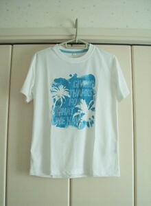 男の子用★吸汗速乾・冷感くーるっちＴシャツ・ホワイト150★タグ付き