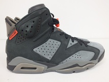 [16A-37-011-1] NIKE AIR JORDAN 6 RETRO PSG [26.5cm] CK1229-001 ブラック/グレー ナイキ エア ジョーダン 6_画像2