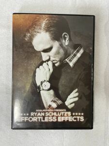 *I054* RYAN SCHULTZ'S Ryan *shurutsuEFFORTLESSEFFECTSe four to less * effect card Magic DVD used 