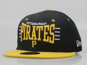 NEW ERA ニューエラ MLB PITTSBURGH PIRATES パイレーツ Fitted キャップ Size 7 3/8