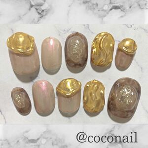ネイルチップ ニュアンスネイル ミラーネイル