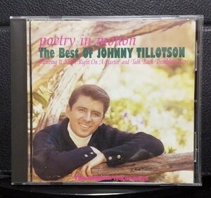 CD　poetry in motion The Best of JOHNNY TILLOTSON　ジョニー・ティロットソン　１７曲収録