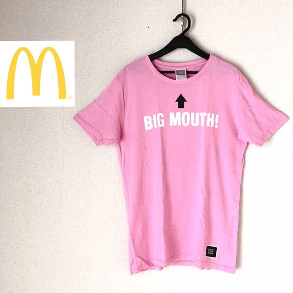 マクドナルド バラ色Tシャツ クォーターパウンダー 希少 懸賞当選品