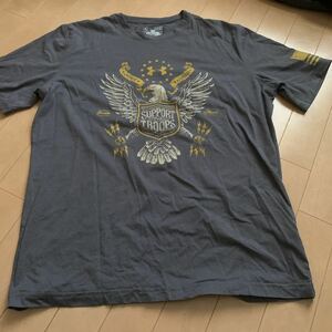 ☆アンダーアーマー　Tシャツ ビンテージ 風　ライダース　　　サイズ　メンズMD LOOSE ヒートギア