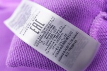 3E 定価26400円 DIESEL S-ALBY-FLUO フード刺繍 オーバーサイズ スウェット パーカー LILAC LARGE 30KC3712 UT05_画像6