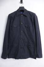 3E RING JACKET ナノユニバース別注 サファリブルゾン SMALL NAVY 25KD4579 UT08_画像1