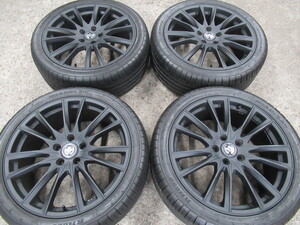 【ヴェルファイア】★レアマイスター19inchカスタムset◆【マッドブラック塗装】245/40R19・バランス済・YouTube動画あり♪