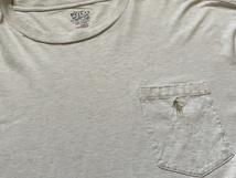ラルフローレン RALPH LAUREN/　無地 ワンポイント/　ポケット付き 半袖 Tシャツ/　ナチュラル/　2XLT　大きいサイズ_画像2