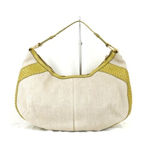 Good Condition USED Saint Laurent Handbag Shoulder Bag Shoulder Bag, Cloth, Canvas, Canvas