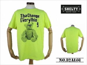 【送料無料! STOCK SALE 】 「SHELTY 」 プリントTシャツ 「SAMPLE特価」　NO.82AL01 YELLOW_Mサイズ