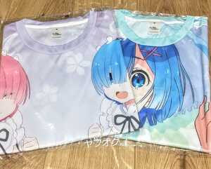 Re:ゼロから始める異世界生活 リゼロ レム レム&ラム フルグラフィックtシャツ HOBBY STOCK アニメ tシャツ Msize 2個セット