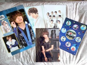 Hey! Say! JUMP 伊野尾慧/クリアファイルジャンボ下敷きシールセット