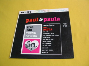 鮮LP. ポールとポーラ. Sing For Young Lovers. US盤。美麗盤 
