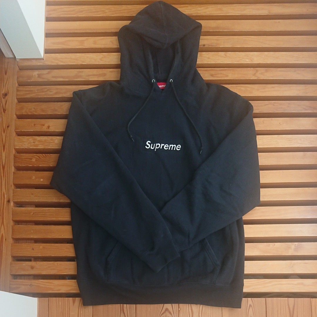 Supreme 12AW Box logo pullover sweatshirt hooded M シュプリーム