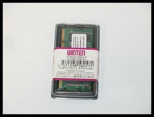 ◇WINTEN PC-3200 CL3 200PIN SO DIMM/512MB ノートPC用 メモリ 未使用品◇2D135