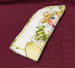 ミニポーチ メガネポーチ ハンドメイド ロラライハリス