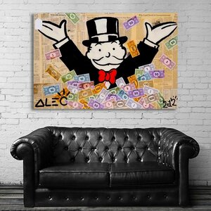 Monopoly モノポリー 特大 ポスター 150x100cm ボードゲーム マネー ビットコイン 海外 アート インテリア グッズ 絵 雑貨 おしゃれ 大 5