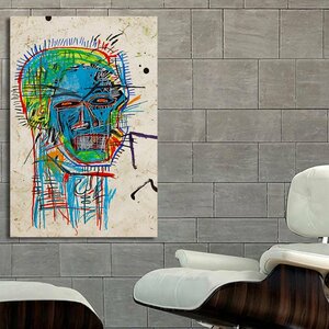 バスキア Basquiat 特大 ポスター 150x100cm 海外 アート インテリア 雑貨 グッズ 絵 フォト グラフィティ 画家 ジャン ミシェル 大 3