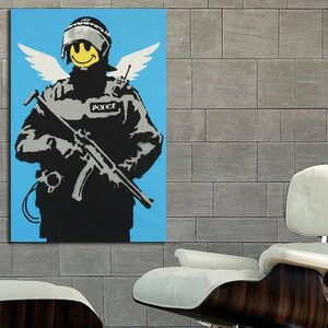 Banksy バンクシー 特大 ポスター 150x100cm 海外 アート インテリア 雑貨 グッズ 絵 フォト グラフィティ おしゃれ 大 1