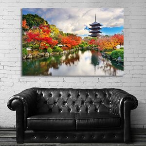 日本 京都 特大 ポスター 150x100cm 金閣寺 清水寺 舞妓 五重塔 景色 風景 海外 インテリア グッズ 絵 雑貨 写真 フォト アート 大判 大 20