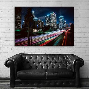 ロサンゼルス アメリカ 特大 ポスター 150x100cm ロス 夜景 景色 風景 海外 インテリア グッズ 絵 雑貨 写真 フォト アート 大判 大 Los 24