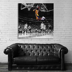 コービー・ブライアント 特大 ポスター 100x100cm NBA レイカーズ 写真 アート 雑貨 グッズ 絵 フォトインテリア 大 Kobe Bryant 12