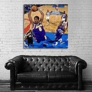 コービー・ブライアント 特大 ポスター 100x100cm NBA レイカーズ 写真 アート 雑貨 グッズ 絵 フォトインテリア 大 Kobe Bryant 10