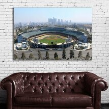 ドジャースタジアム 特大 ポスター 約150x100cm 野球 MLB ロサンゼルス ドジャース 海外 インテリア グッズ 絵 雑貨 写真 大 3_画像2