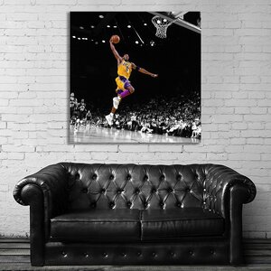 コービー・ブライアント 特大 ポスター 100x100cm NBA レイカーズ 写真 アート 雑貨 グッズ 絵 フォトインテリア 大 Kobe Bryant 8