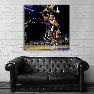 コービー・ブライアント 特大 ポスター 100x100cm NBA レイカーズ 写真 アート 雑貨 グッズ 絵 フォトインテリア 大 Kobe Bryant 17