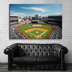 ヤンキースタジアム 特大 ポスター 約150x100cm MLB ニューヨーク ヤンキース メジャー 海外 インテリア グッズ 絵 雑貨 写真 大 1