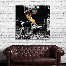 コービー・ブライアント 特大 ポスター 100x100cm NBA レイカーズ 写真 アート 雑貨 グッズ 絵 フォトインテリア 大 Kobe Bryant 9_画像1