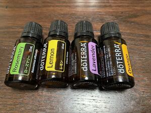 ドテラ エッセンシャルオイル 15ml×4本セット