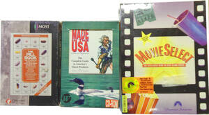 新古品 英語版 DOS, Windows 3.1 ソフトセット Made in USA, MovieSelect, The Pill Book